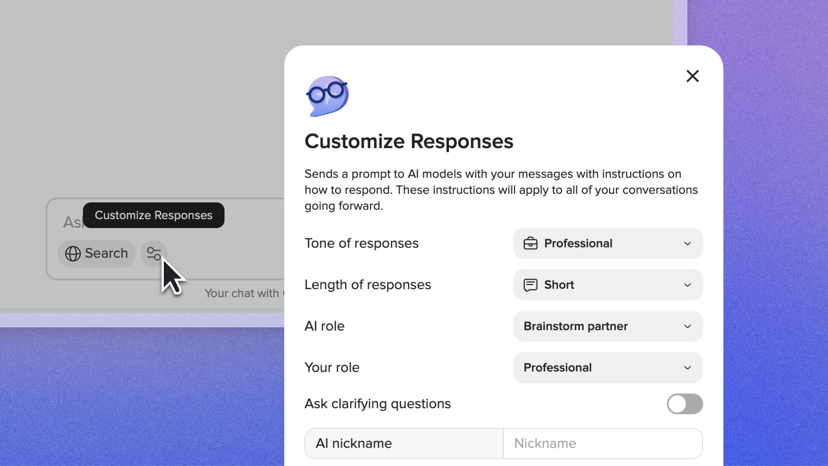 Customizable System Prompts