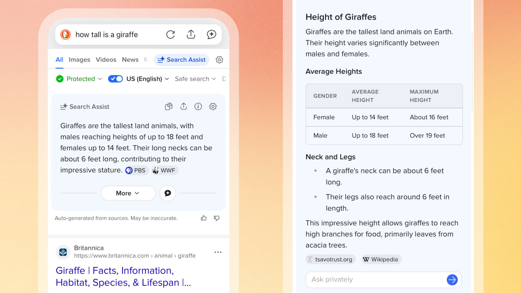 Expand Search Assist Answers on Demand