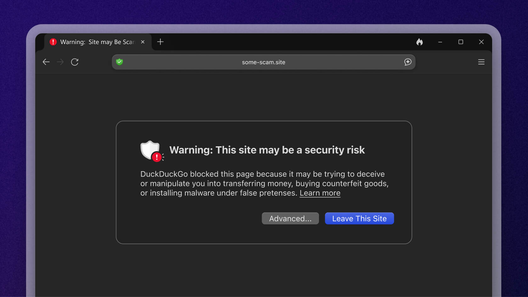 Upgraded Scam Blocker